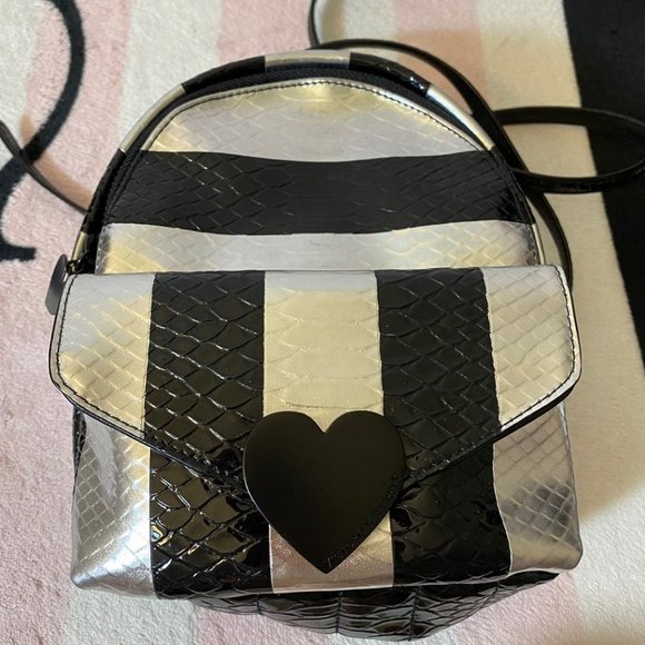VS Luxe Python Striped Mini City Backpack Bag main image 7